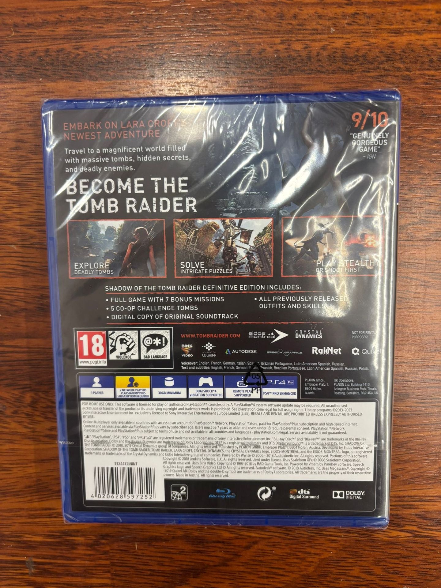 Shadow Of The Tomb Raider Definitive Edition PS4 UK Shadow Of The Tomb Raider Definitive Edition PS4 UK